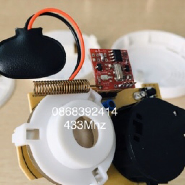 Cảm biến báo khói không dây 433Mhz cho báo động trung tâm và cmaera wifi