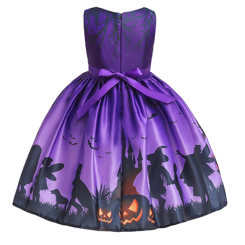Set trang phục hóa trang halloween MQATZ gồm đầm công chúa ma kèm nón cho bé gái 2-10 tuổi