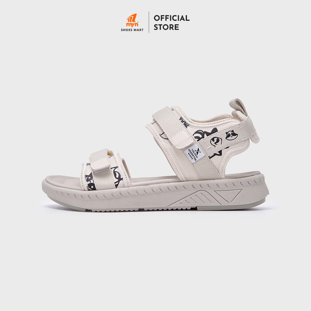 Sandal ZX 2726 Raccoon Cream 2 quai in hình Mascot Raccoon công nghệ phylon 3 lớp
