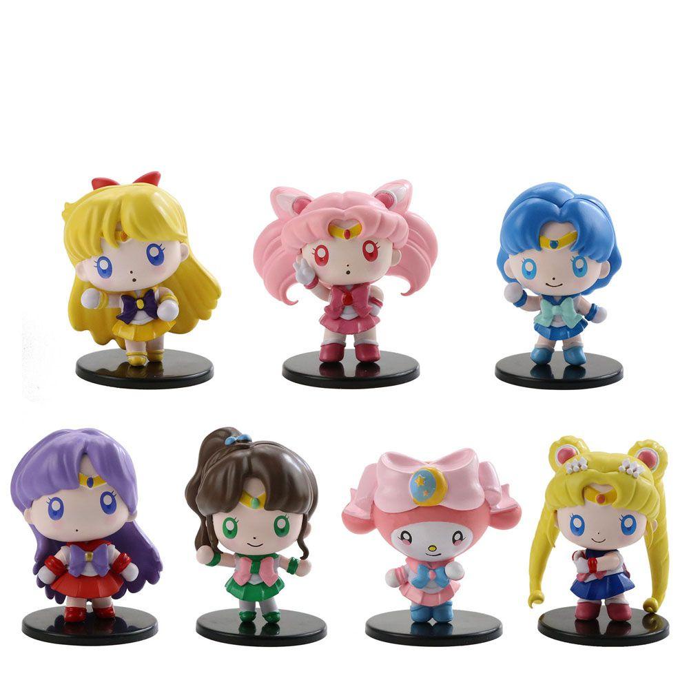 DARNELL Sailor Moon Mô Hình Nhân Vật Thủy Thủ Mặt Trăng Bằng PVC