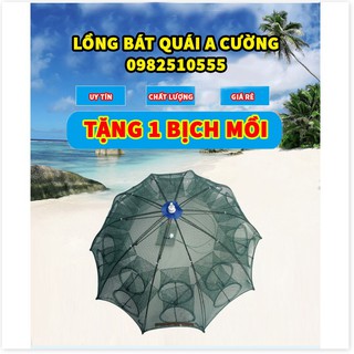 Lưới Đánh Bắt Cá Bát Quái 6 -  8 - 12- 16 Cửa A Cường + Tặng kèm 1 gói mồi bẫy tôm,cua,cá