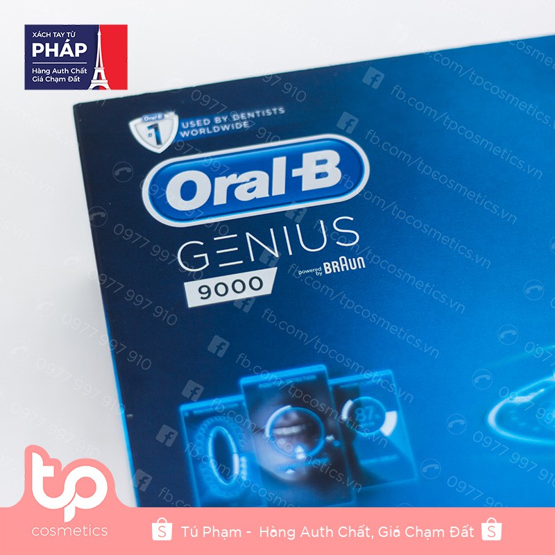 Bàn Chải Đánh Răng Điện Oral-B Genius 9000 Đen