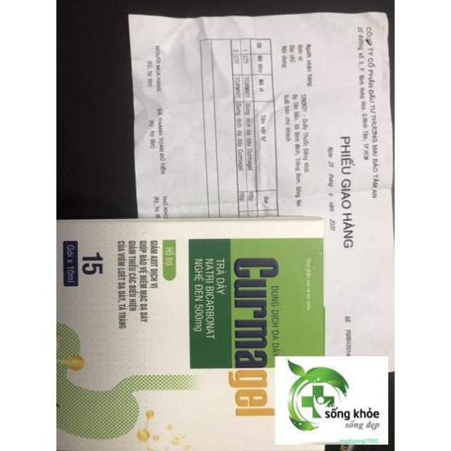 Dung Dịch Dạ Dày Curmagel- giảm nóng rát, khó tiêu đau thượng vị, ợ chua do viêm loét dạ dày, tá tràng