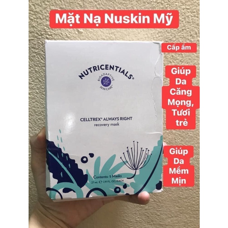 Mask mặt nạ cao cấp Celltrex Always Right Recovery Nuskin Nutricentials