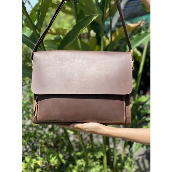 TÚI XÁCH NAM DA BÒ ĐỰNG LAPTOP 14IN CỰC CHẤT CSD17