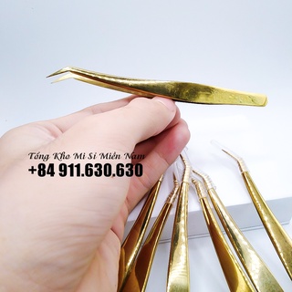 Nhíp cong 45 độ mới _ nhíp cong bao da mới _dụng cụ mi_Thiên Ngọc Mi