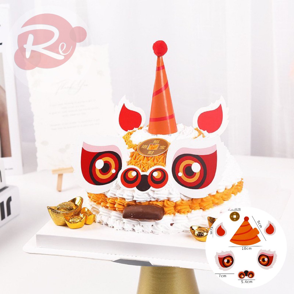 [SIÊU RẺ❤️] – SCG Đầu sư tử - Trang trí bánh sinh nhật bánh kem