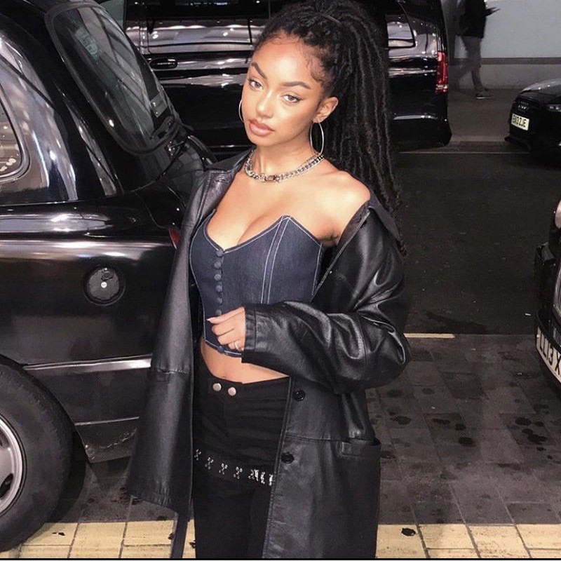 Áo Kiểu Chất Liệu Kaki Thun Cúp Ngực, [ADORABLE], Tube Jeans Phong Cách Âu Mỹ Hot Trend 2021 Ảnh Thật