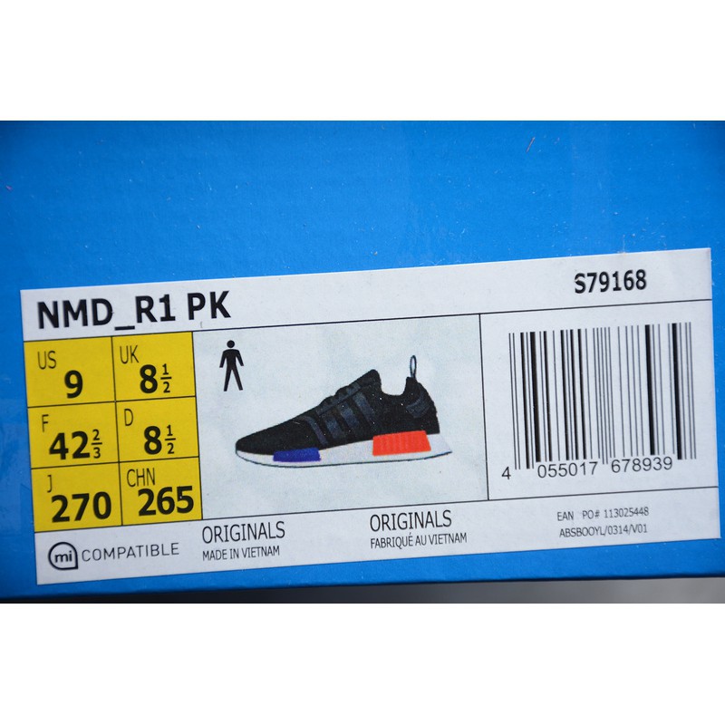 Xa Sale XẢ HẾT 【With shoe box】Giày NMD R1 Đen Đỏ Xanh Dương uy tín 2020 new ^ . ^ ! ` ¹ ? "