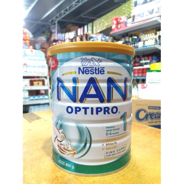 Sữa bột NAN OPTIPRO 1 - 800G cho bé từ 0- 6 tháng tuổi.