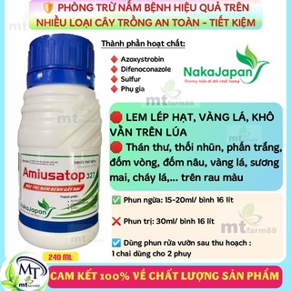 Thuốc Trừ Bệnh Amiusatop 327 - 240ML - Phòng Trừ Nấm Bệnh Hiệu Quả Trên Nhiều Loại Cây Trồng Hiệu Quả - SIÊU TIẾT KIỆM