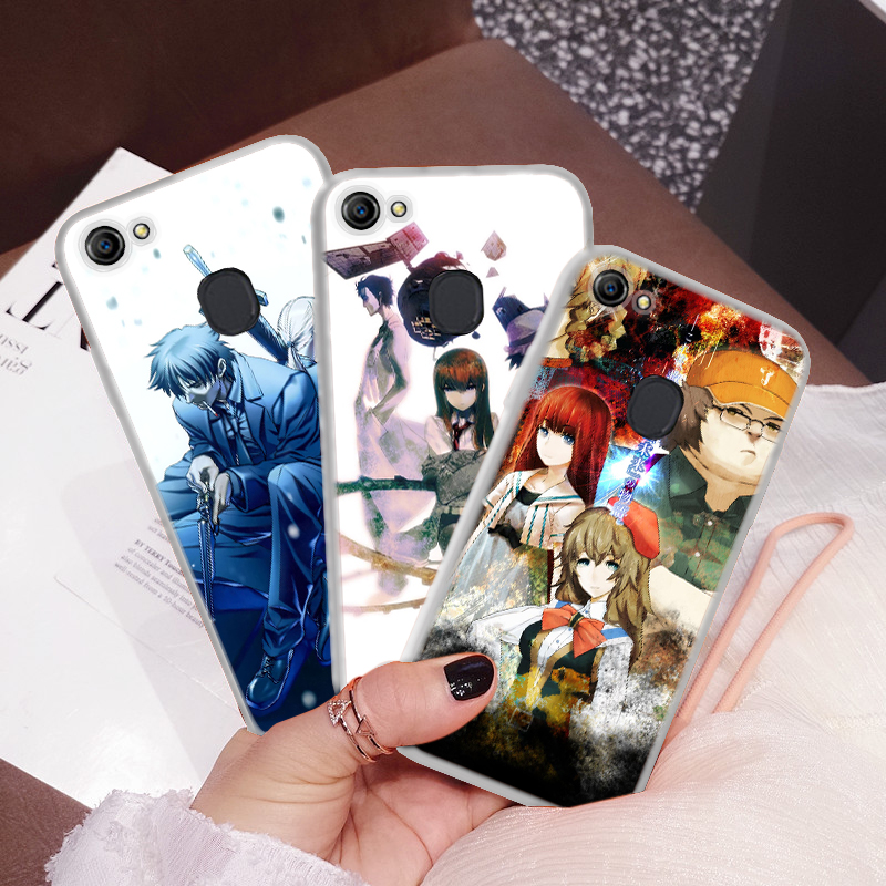 Ốp Điện Thoại Mềm Trong Suốt Hình Anime Steins Gate 284c Cho Oppo A12 A12e A1k A37 Neo 9 A39 A57 A3s A5 2018 A5 A9 2020 A52 A53 A72 A92