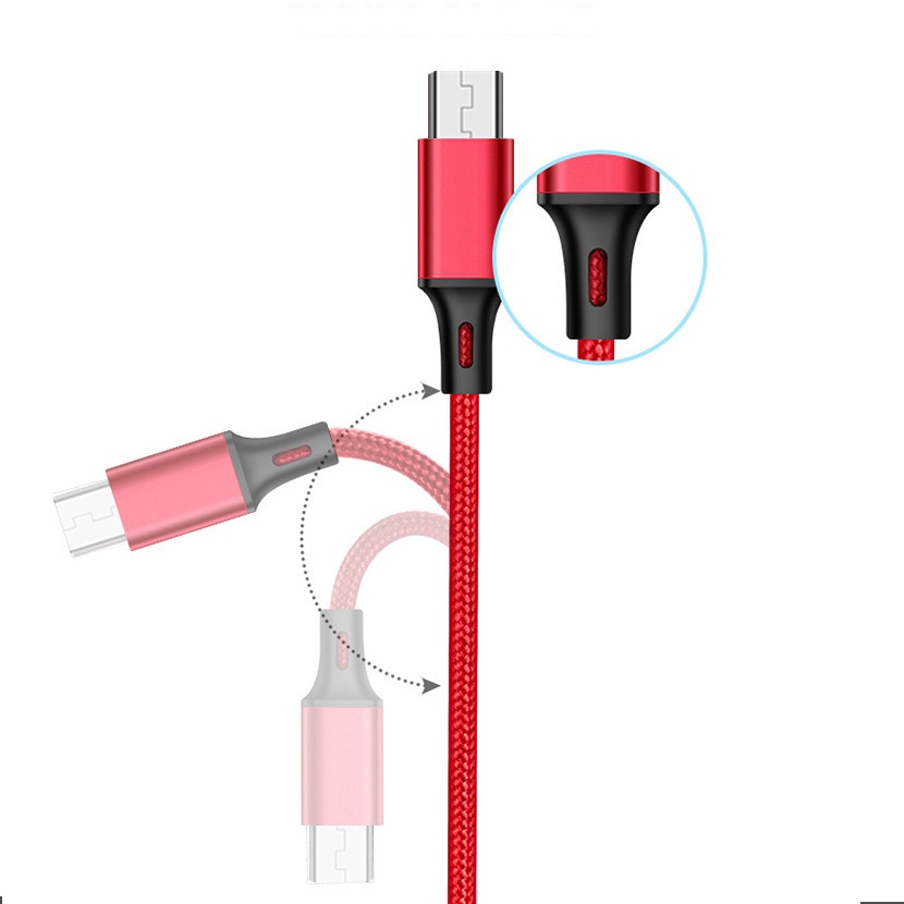 🔥Unico🔥Dây Cáp Sạc Nhanh Micro USB Type C iPhone Lightning Cho iPad OPPO Xiaomi Samsung-Tai Nghe Bluetooth F9 Quà Tặng