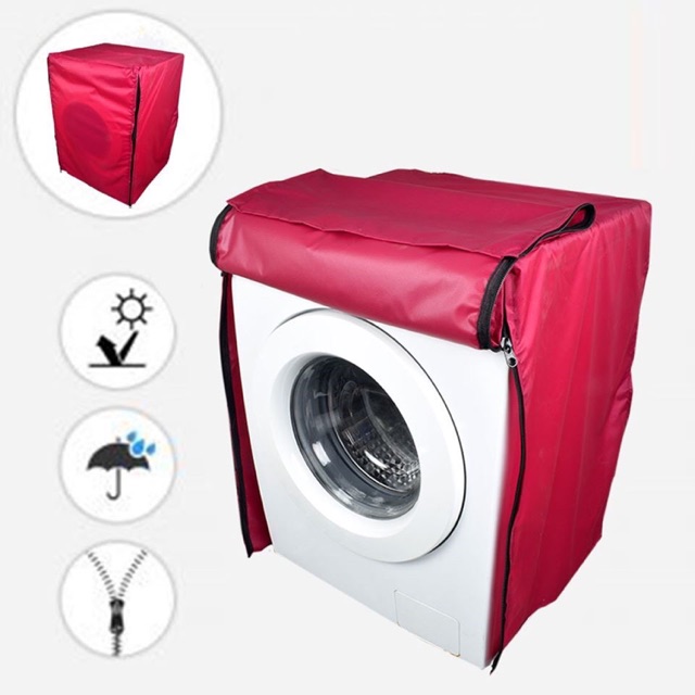 Áo Trùm Máy Giặt Cửa Trước Cửa Ngang Vải Dù Siêu Bền Chống Mưa Nắng Nóng Từ 7kg đến 14kg