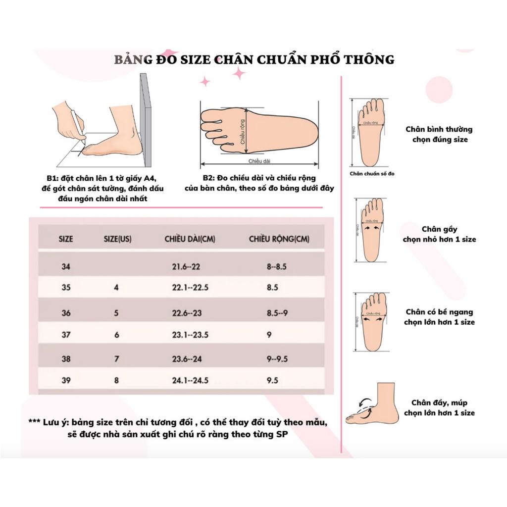 Giày sandal nữ mũi vuông cao 9cm HMStore Mã Cg440