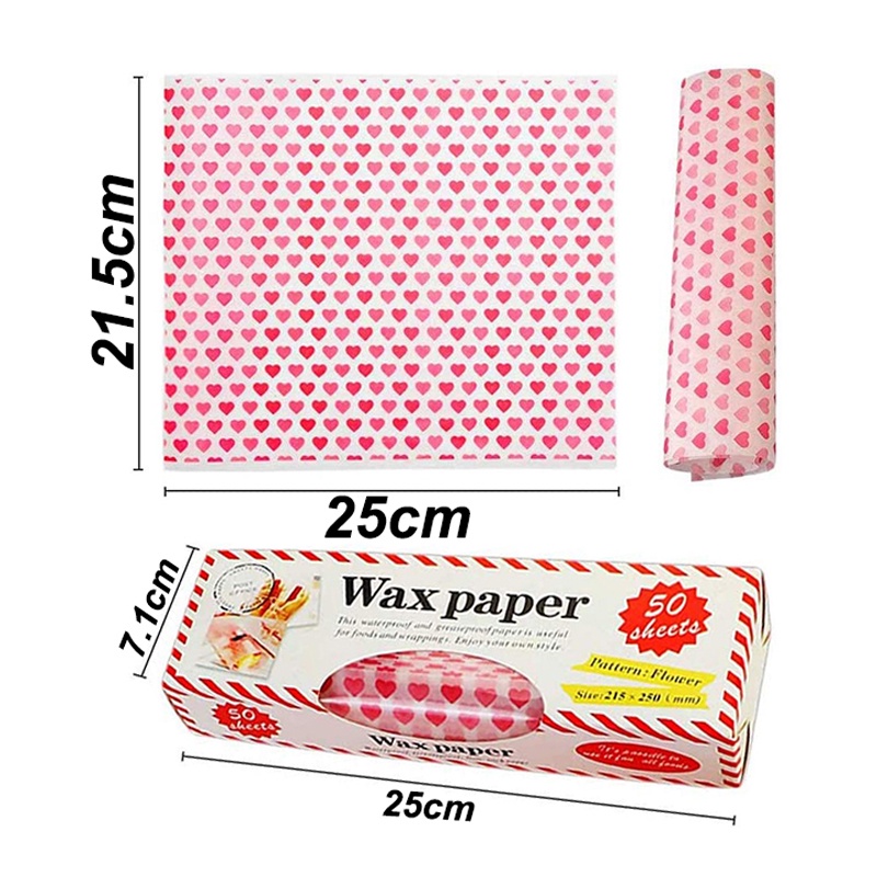 Giấy Sáp ANAEAT Gói Thực Phẩm Không Thấm Dầu Mỡ Dùng Một Lần