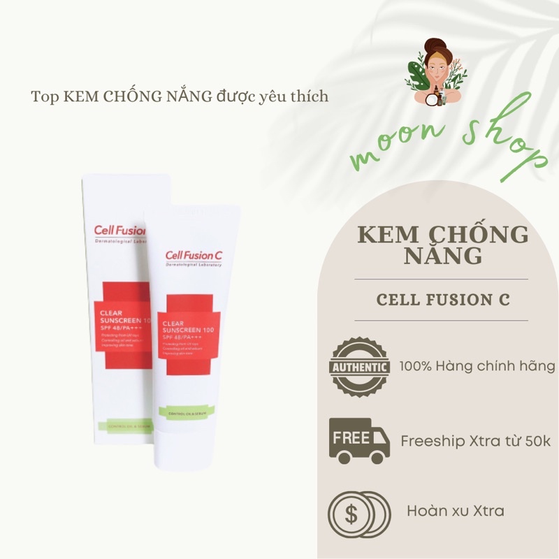 Kem chông nắng Cell các dòng