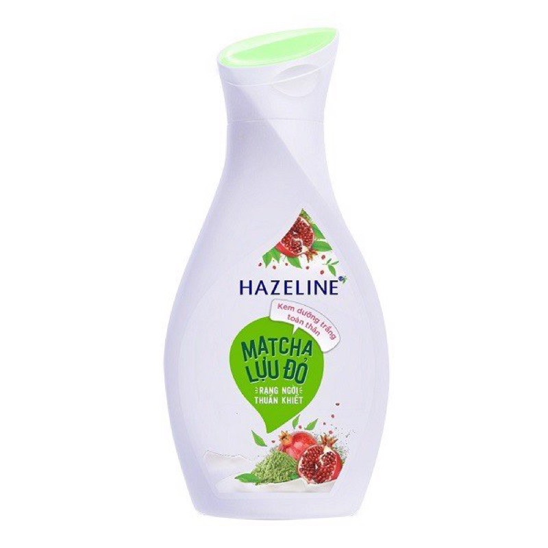 KEM DƯỠNG TRẮNG TOÀN THÂN HAZELINE MATCHA-LỰU ĐỎ 140ml