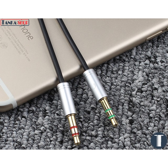 Jack gộp audio tai nghe và micro JSJ C1-2