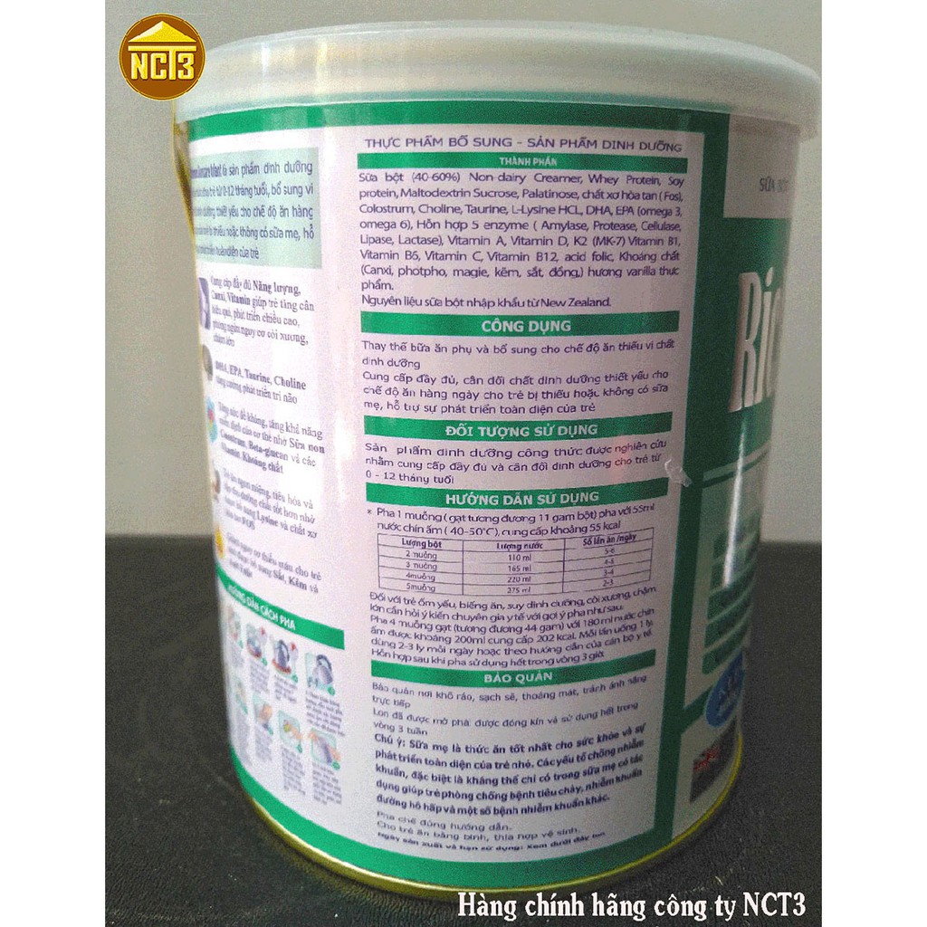 SỮA CHO TRẺ SƠ SINH - RICHMOND BONCARE INFANT(400g) ( Hàng chính hãng công ty NCT3 )