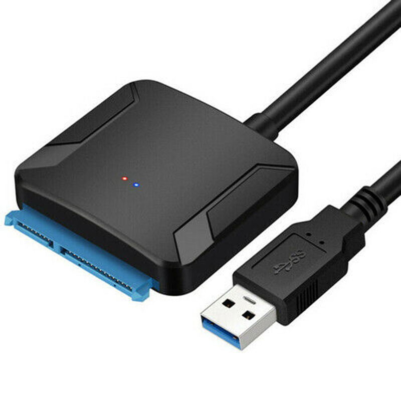 Dây Cáp Chuyển Đổi Sata Sang Usb 3.0 2.5 '' / 3.5 '' Hdd Ssd W / 12v Us | BigBuy360 - bigbuy360.vn