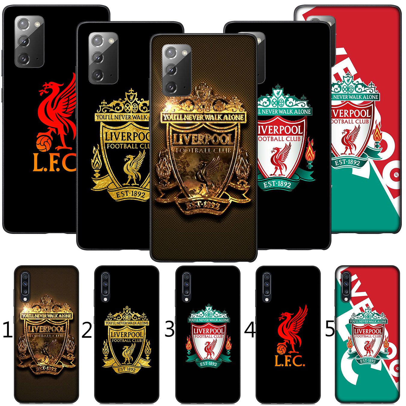 Ốp điện thoại silicon mềm hình Liverpool màu đỏ cho Huawei P30 Pro Lite Y6 Y7 Y9 Prime 2019 2018 Y9Prime