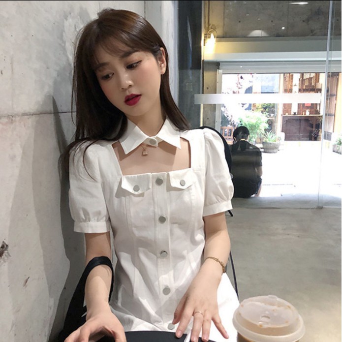 Đầm Đen Tay Phồng Thời Trang Mùa Hè Ngọt Ngào Cho Nữ | BigBuy360 - bigbuy360.vn