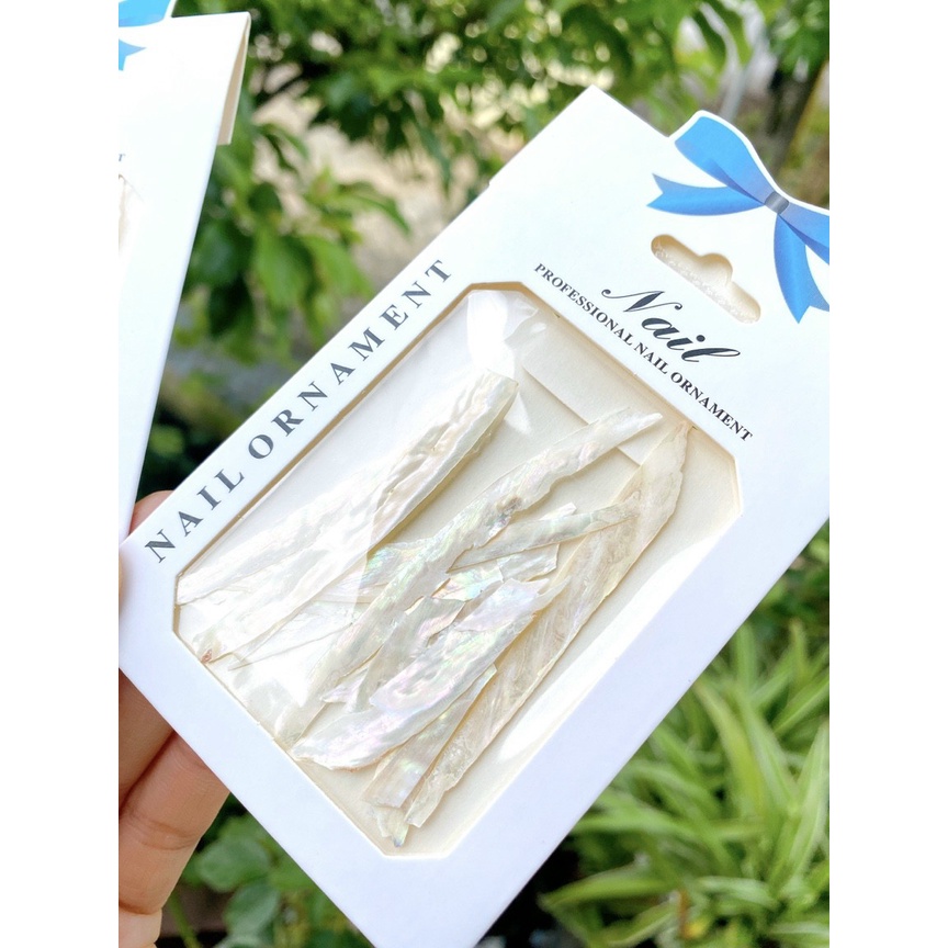 Set xà cừ trắng, xà cừ trắng gắn móng