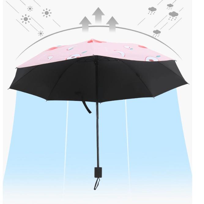 Ô dù che mưa nắng chống tia UV chủ đề trái cây siêu cute  OTRAICAY9