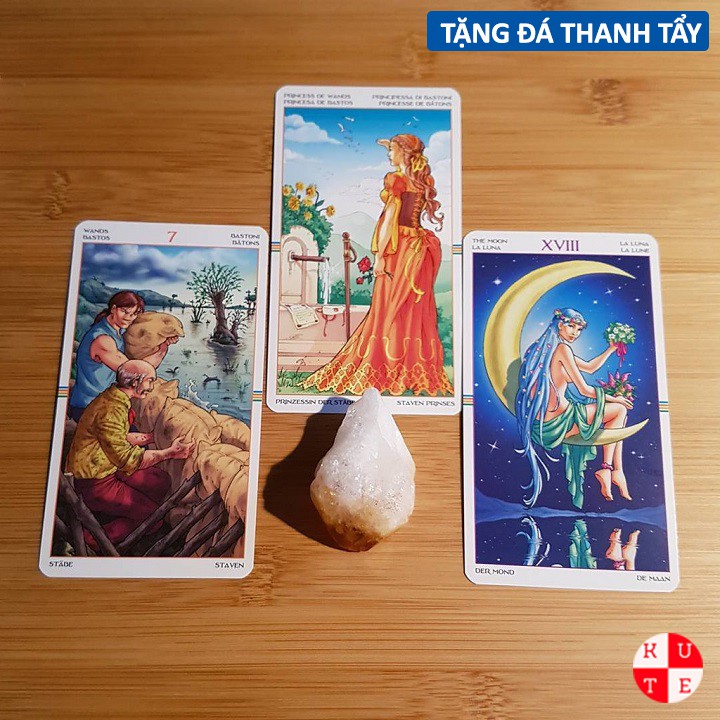 Bộ Bài Wheel Of The Year Tarot 78 Lá Bài Tặng File Tiếng Anh Và Đá Thanh Tẩy B11