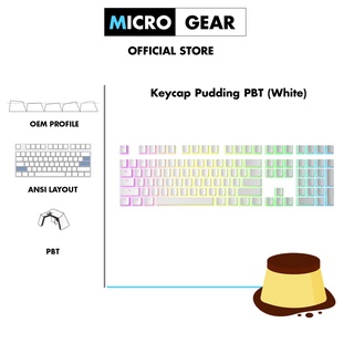 Bộ Keycap Pudding PBT Xuyên Led (Chất liệu PBT /OEMProfile/ ANSI Layout )