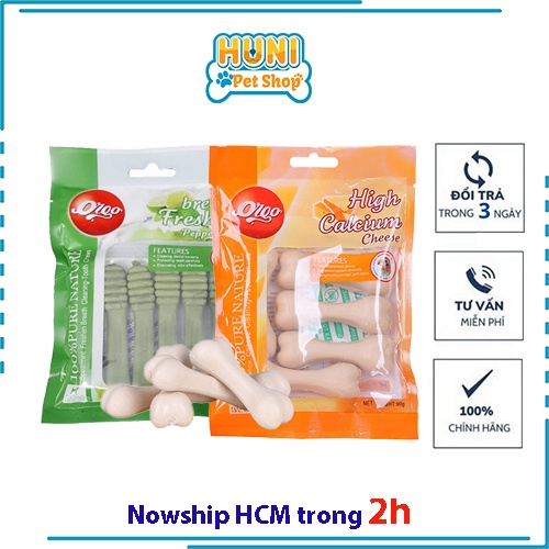 Bánh Xương Orgo Cho Chó Bổ Sung Canxi &amp; Sạch Răng - snack cho thú cưng Huni petshop