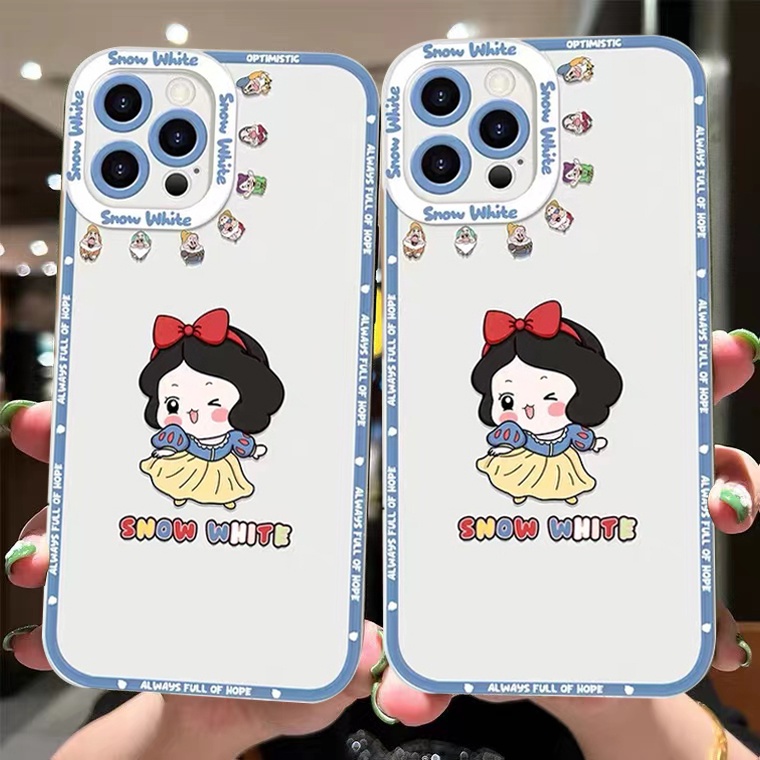 Ốp Điện Thoại Silicon Mềm Trong Suốt In Hình Công Chúa Dễ Thương Cho iPhone 11 12 13 Pro Max Mini XR X XS Max 6 6S 7 8 Plus