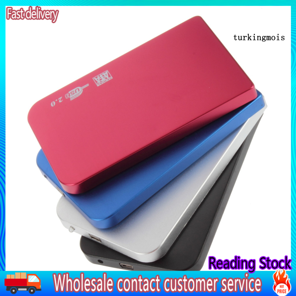 Hộp Đựng Ổ Cứng Ngoài Usb 2.0 Siêu Mỏng Cho 2.5 Inch Sata Hdd Ssd