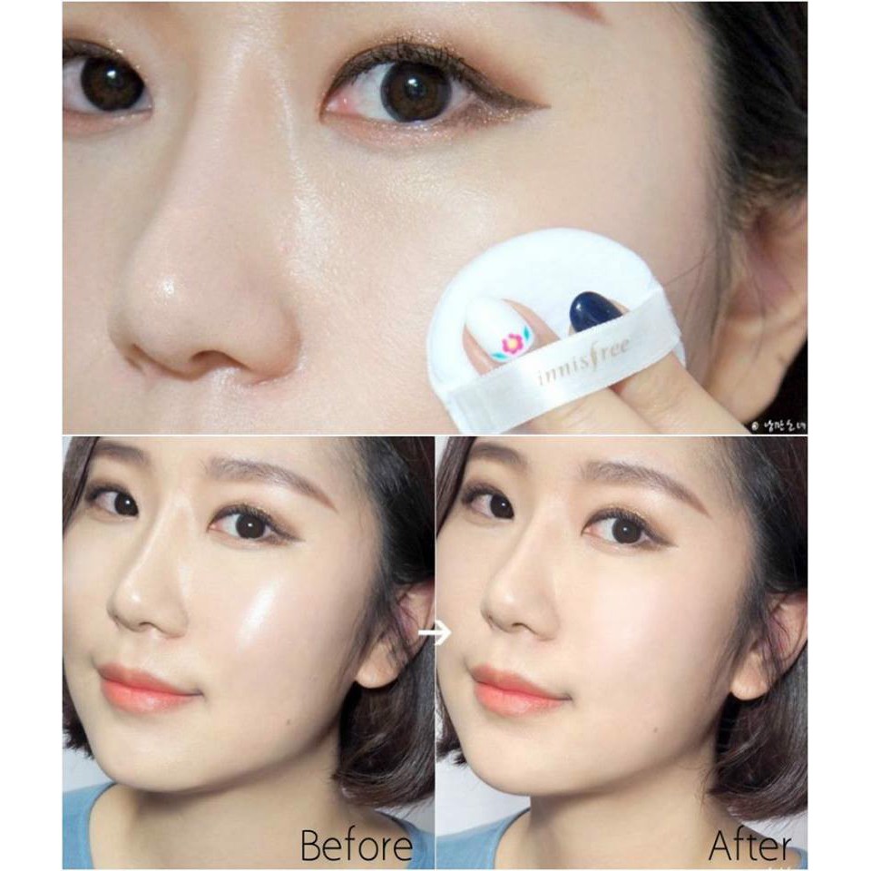 Phấn Phủ Bột Innisfree No Sebum mineral color powder bản mới 2023- LAMII BEAUTY