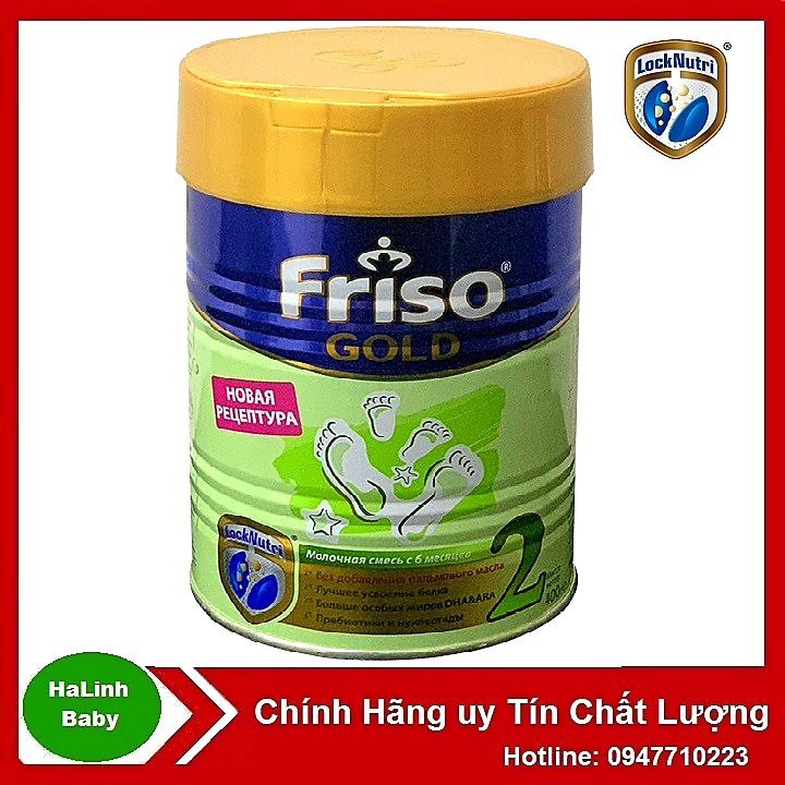 [Mã MKBC166 giảm 100K đơn 1tr3] Sữa Friso gold nga 1 800g [Date 07/2022]