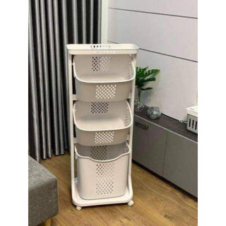 Kệ 4 tầng plactic việt nhật để đồ cho bé