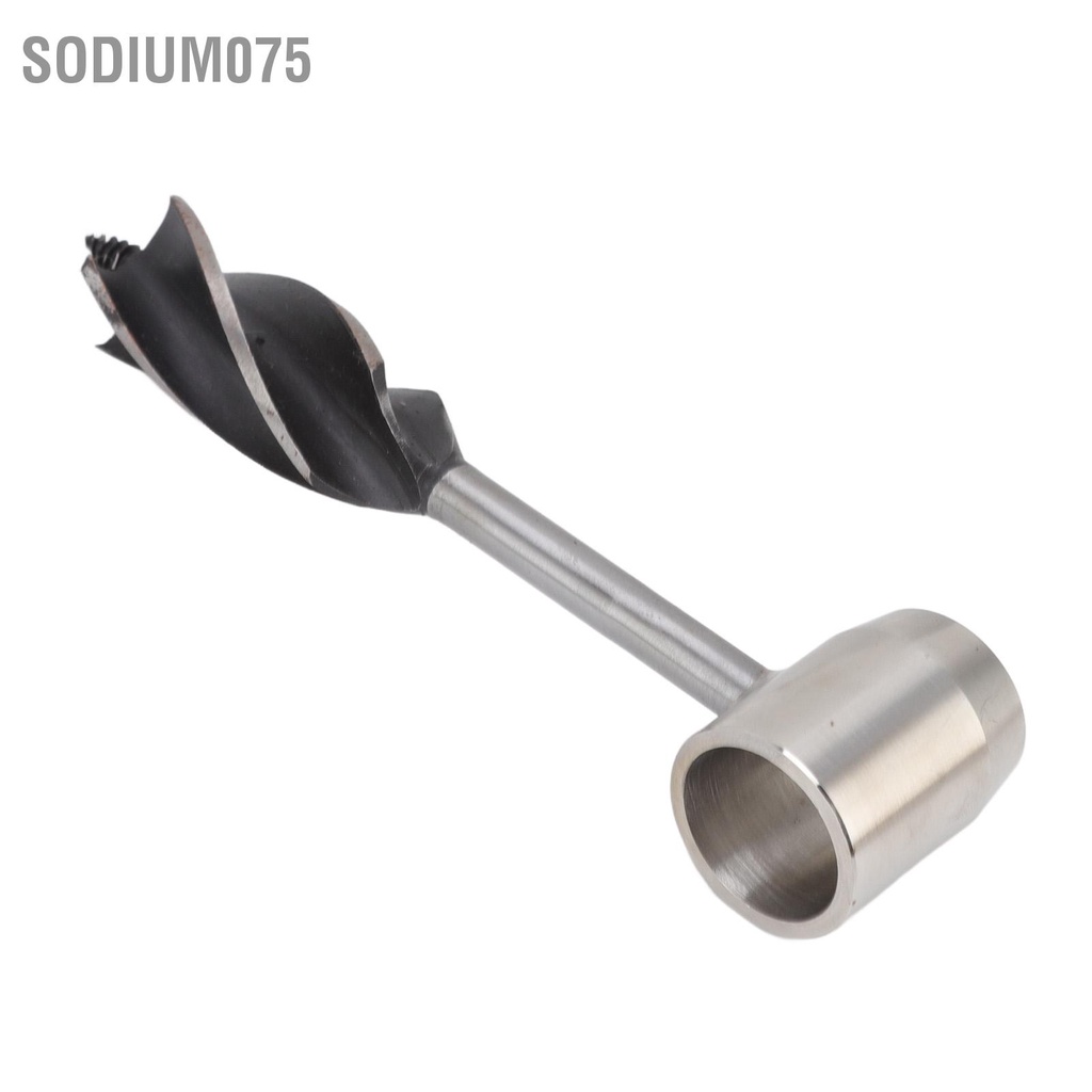 Sodium075 Hướng dẫn sử dụng Gỗ Auger Cờ lê Tay Survival Đa chức năng Dụng cụ đục lỗ Chế biến gỗ Màu nâu Vỏ da PU