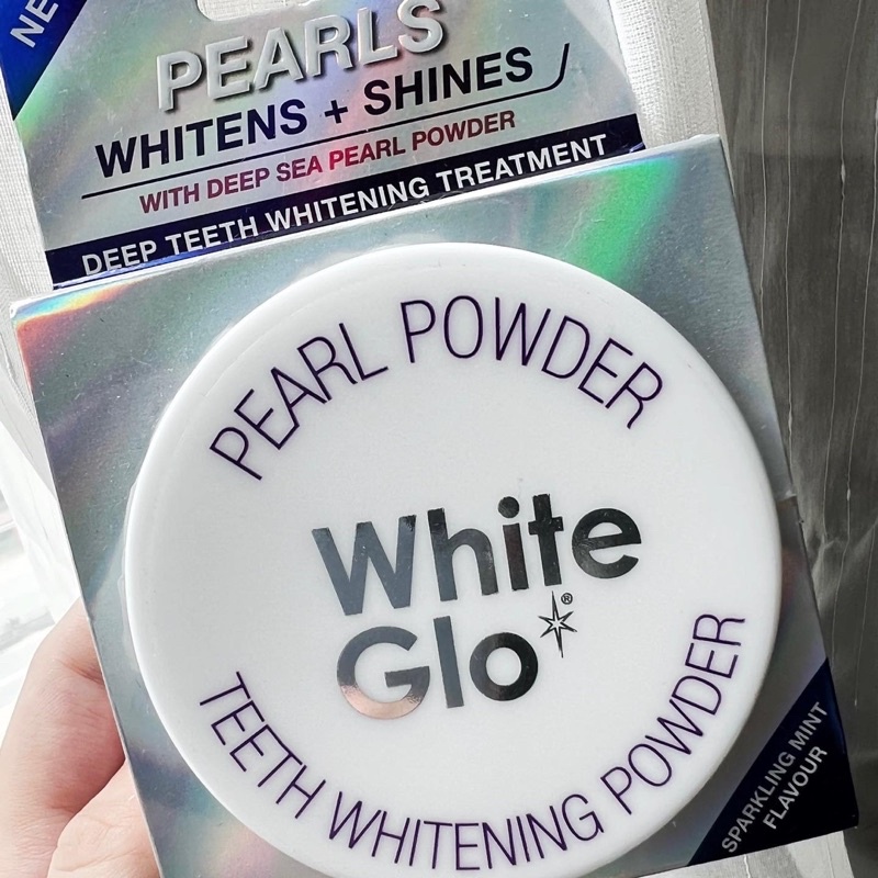 Bột làm trắng răng WHITE GLO bill Úc