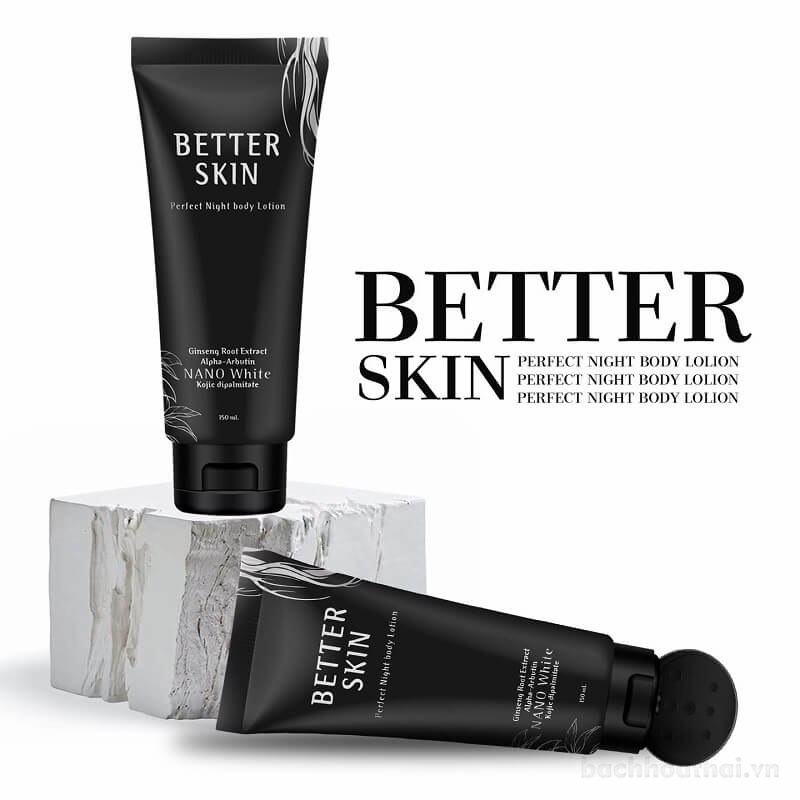 Tuýp 150ml Kem dưỡng da ban đêm BETTER SKIN ҏerfect Night body Lotion