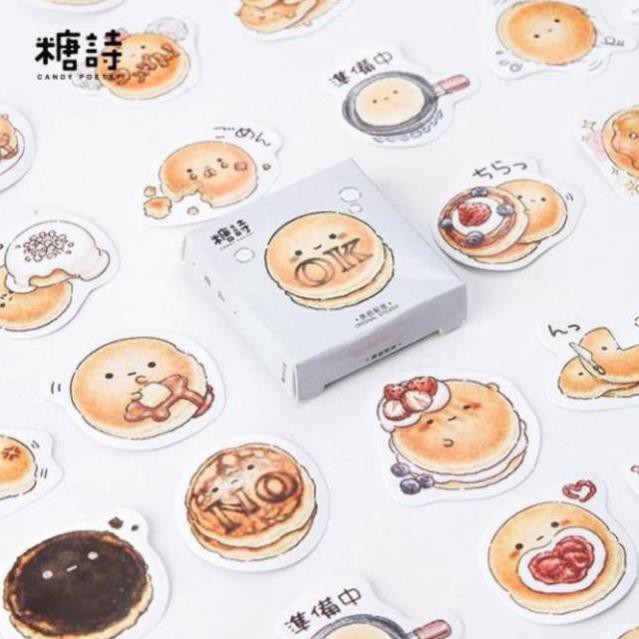 Bộ 45 sticker bánh mì E85
