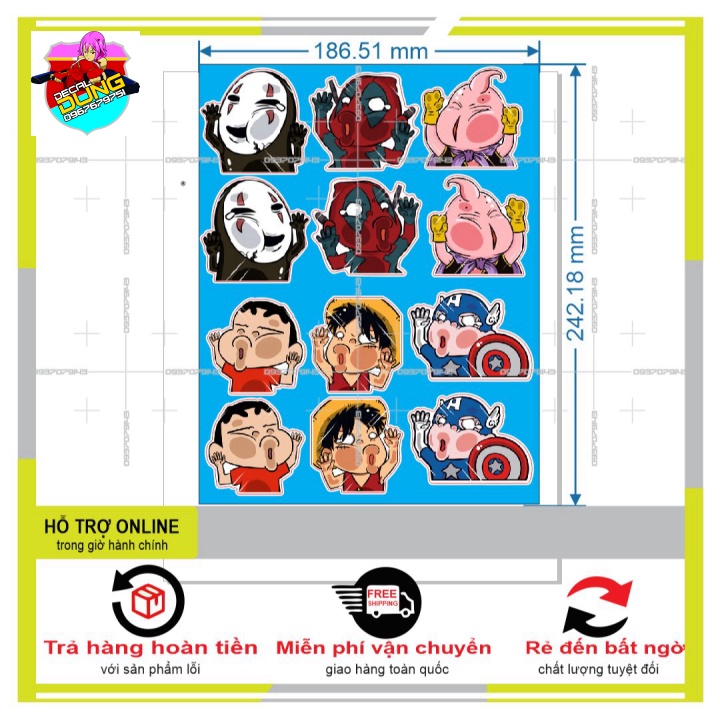 LOGO STICKER DÁN XE MÁY M62 - DUNG DECAL
