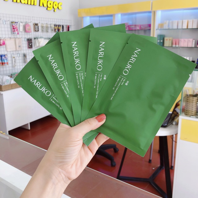 [Bản Đài] Mặt Nạ Tràm Trà Naruko Tea Tree Shine Control & Blemish Clear Mask