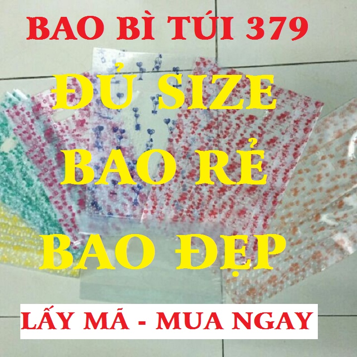 100G Túi Xốp PP Trong In Hoa Tiết Đẹp, Túi Đựng Mỹ Phẩm, Quần Áo Bao Đẹp, Bao Bì Thương Nguyễn