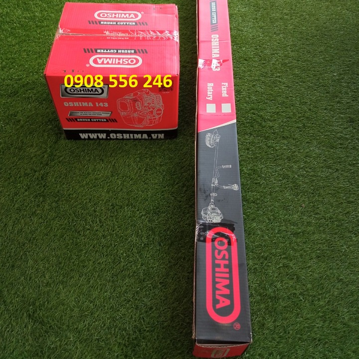 Máy cắt cỏ oshima 2 thì đủ bộ và lưỡi cắt oshima 143