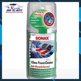 Khử mùi, diệt nấm mốc dàn lạnh ô tô thế hệ mới Sonax a/c cleaner Air Aid 100ml Sonax323100