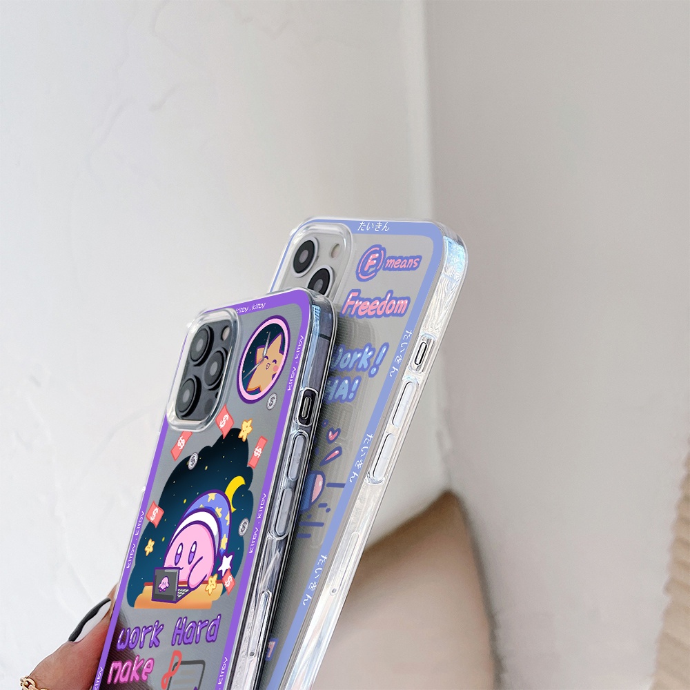 Ốp Điện Thoại Tpu Mềm Chống Sốc In Hình Kirby Cho iPhone 11 12 13 pro max XS X XR XSMax 7 8 6 6s plus SE 2020