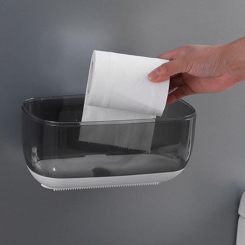 Giá Đỡ Cuộn Giấy Vệ Sinh Gắn Tường Không Cần Đục Lỗ Tiện Dụng Cho Nhà Bếp / Phòng Tắm