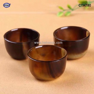Chén sừng Trâu, uống Trà, Rượu thanh lọc giải độc và nhiệt - CTH780 - HAHANCO