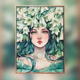 [Có Sẵn] Tranh tô số hoá/ Tranh sơn dầu số hoá/ Tranh DIY